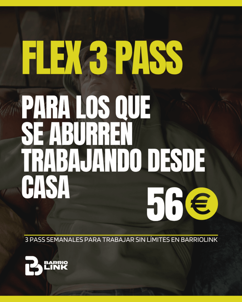Flex Pass Coworking en BarrioLink Barcelona